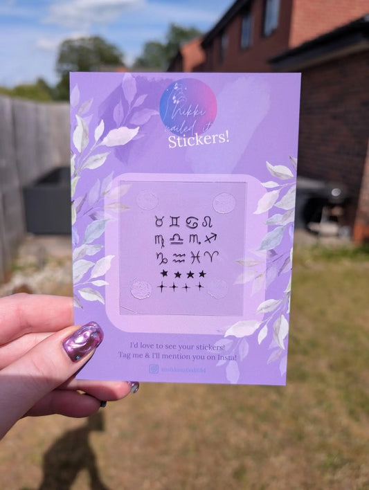 Custom Nail Art Stickers - Hand Painted Gel Nail Decals Manicure | Cute Nail Stickers UK | DIY Nail Art | Gift Idea | Beauty | Self Care - Nikki Nailed it