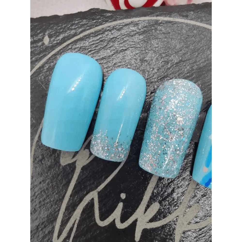Nailmas Day 12 Nutcracker Nails - Hand Painted Glitter Christmas Advent Luxury Press On Nails by Nikki Nailed - Nikki Nailed it