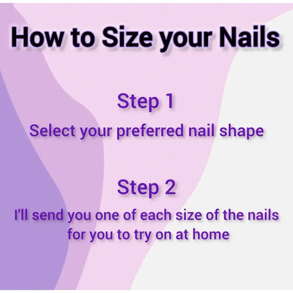 Nails Sizing Kit for Press On Nails | Almond, Square, Stiletto, Oval, Coffin | Short, Medium & Long Length | Luxury Press on Nails UK - Nikki Nailed it