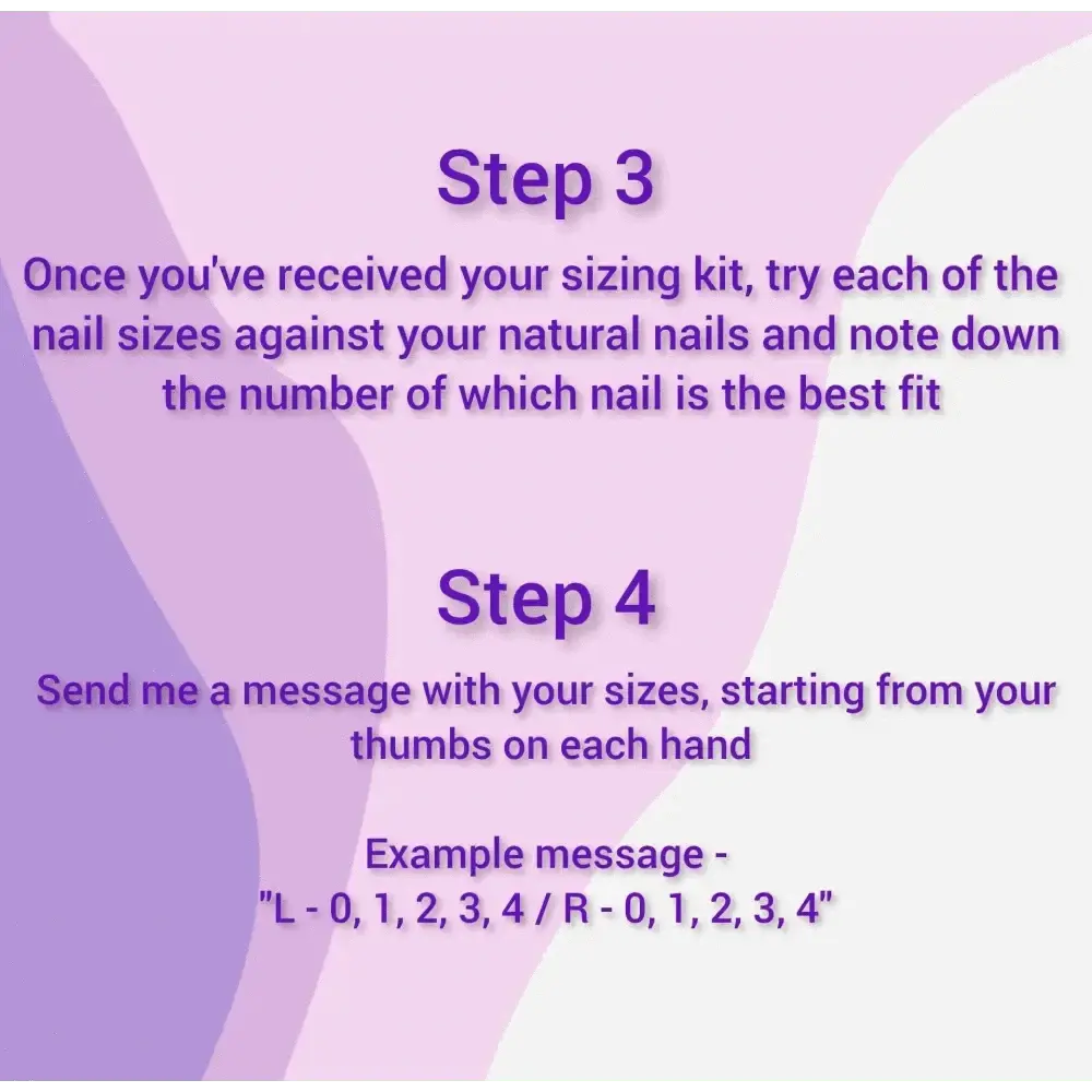 Nails Sizing Kit for Press On Nails | Almond, Square, Stiletto, Oval, Coffin | Short, Medium & Long Length | Luxury Press on Nails UK - Nikki Nailed it