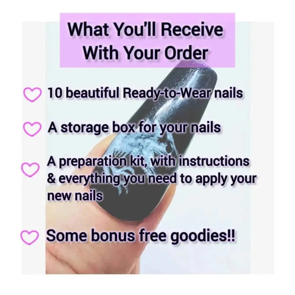 Pre Made Baby Boomer Nails | Pink & White Ombre Press On Nails | Limited Edition Reusable Luxury 10pc Set UK - Nikki Nailed it