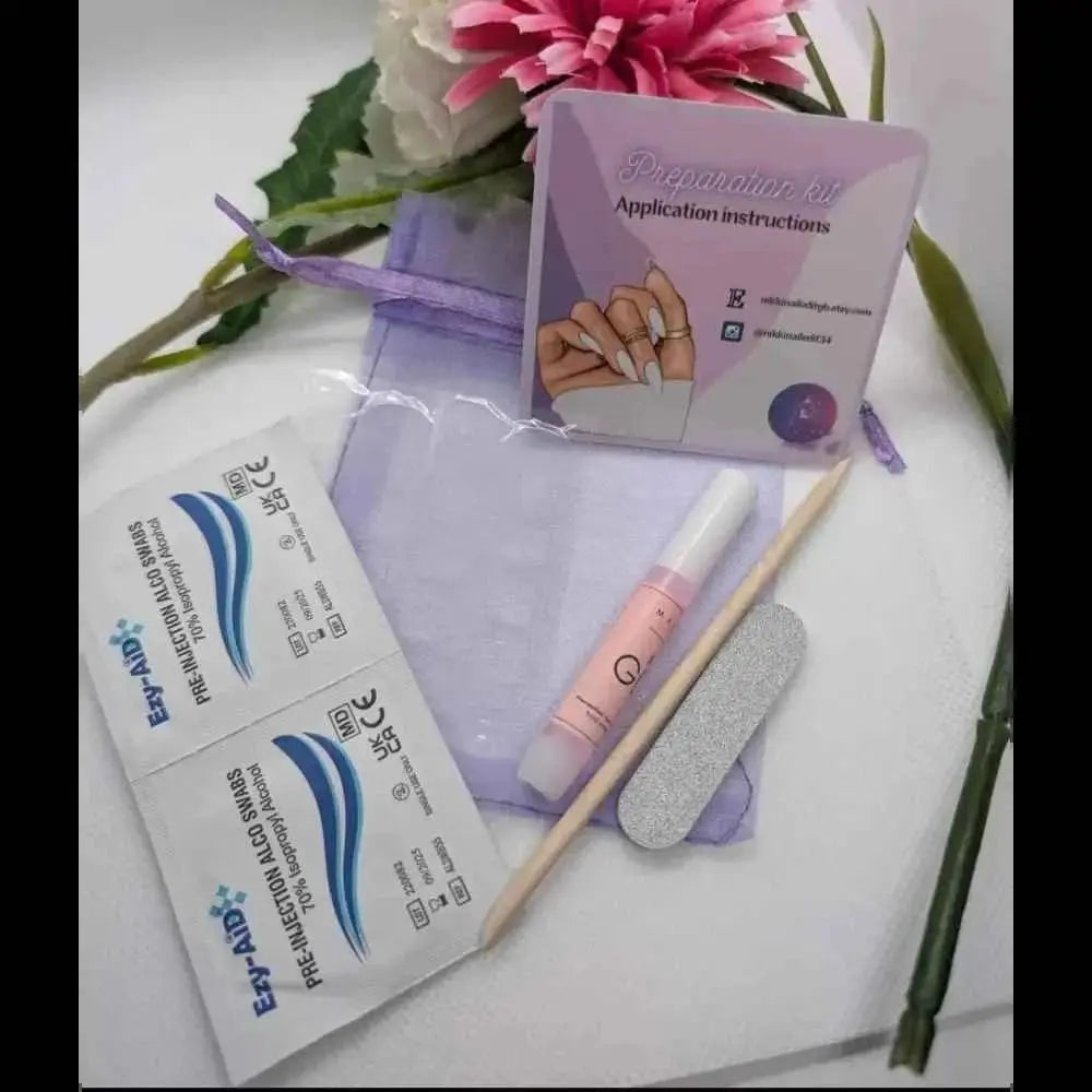 Purple Princess Chrome Nails - 24pc Luxury Press On Set | Hand - Painted Reusable Artificial Nails UK - Nikki Nailed it