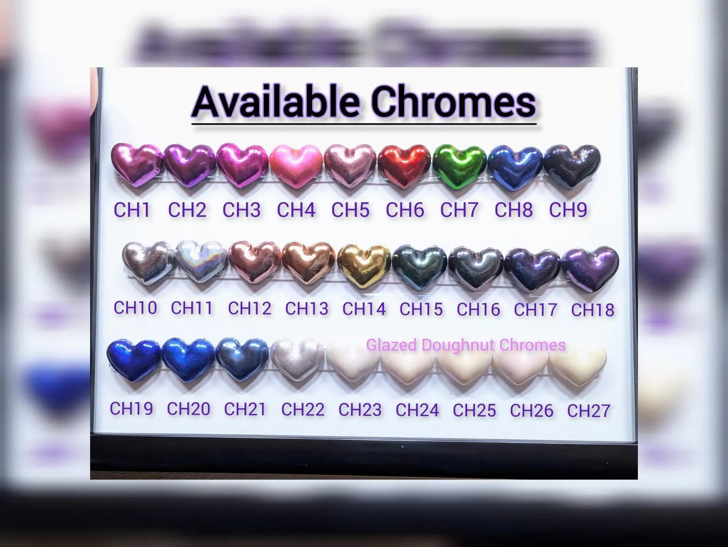 Ready to Wear Sizing Kit for Press On Nails - Chrome | Almond Square Stilletto Oval Coffin | Short, Medium, Long Length | 20pc Set - Nikki Nailed it