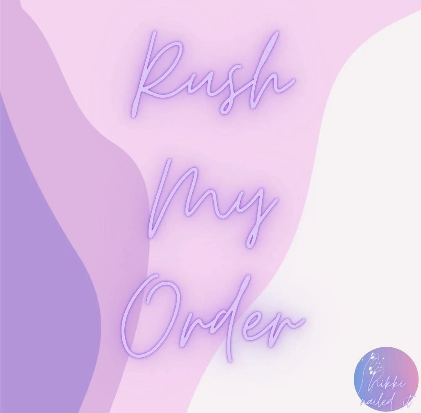 Rush My Order - Add On | Prioritise My Nails | Quick Processing Time Press on Nails UK | Luxury Nails | Press Ons | Top Of The List - Nikki Nailed it