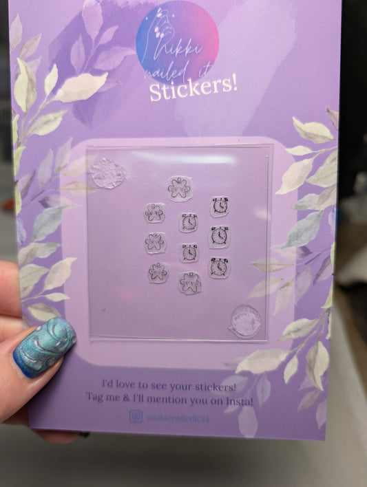 Hand Painted Nail Stickers | Custom Gel Nail Stickers for DIY Manicure | Cute Nail Stickers | Gift Idea & Self Care | Fall Nails