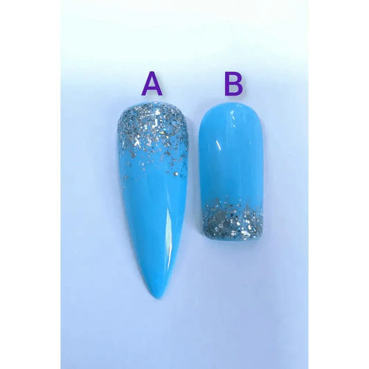 Custom Glitter Ombre Nails | Luxury 10pc Reusable Press On Nail Set | Personalize Your Style - Nikki Nailed it