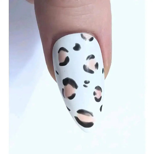 Custom Leopard Print Nails | Luxury Reusable Press On Nails | 10pc Animal Print Set UK - Nikki Nailed it