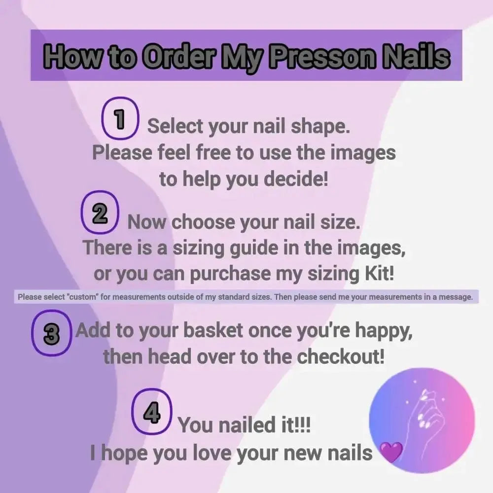 Fruit Pastel Nails | Luxury Hand Painted Press On Nails | 10pc Reusable Set - Nikki Nailed it