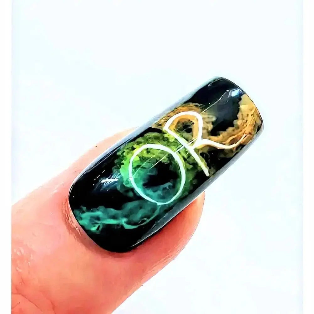 Halloween Trick or Treat Smoke Nails - Luxury Press On Nails UK | 10pc Reusable Artificial Nail Set - Nikki Nailed it