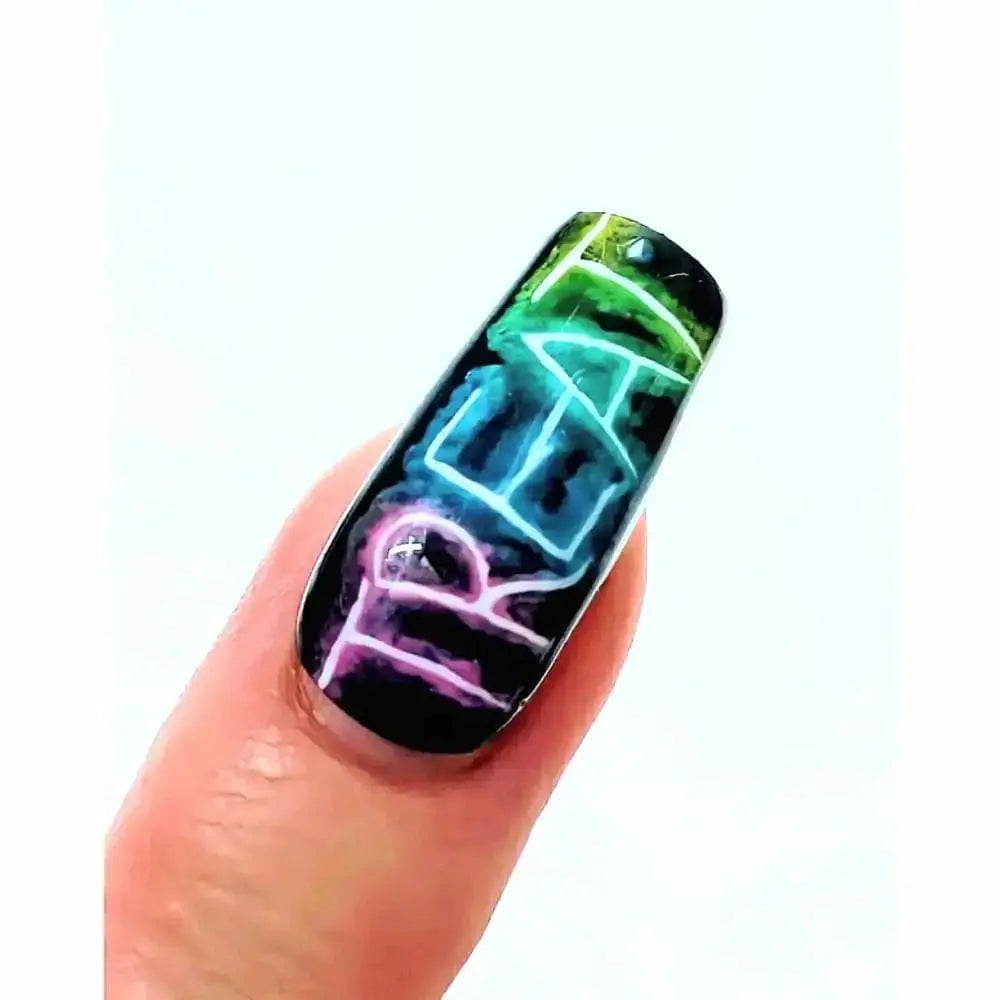 Halloween Trick or Treat Smoke Nails - Luxury Press On Nails UK | 10pc Reusable Artificial Nail Set - Nikki Nailed it