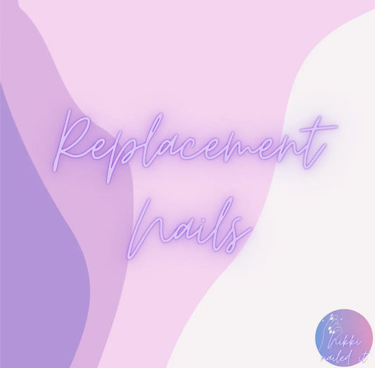 Replacement Nails Press Ons | Almond, Square, Stiletto, Oval, Coffin Shapes | Short, Medium & Long Length Gel Artificial Nails UK Product vendor   Nikki Nailed it