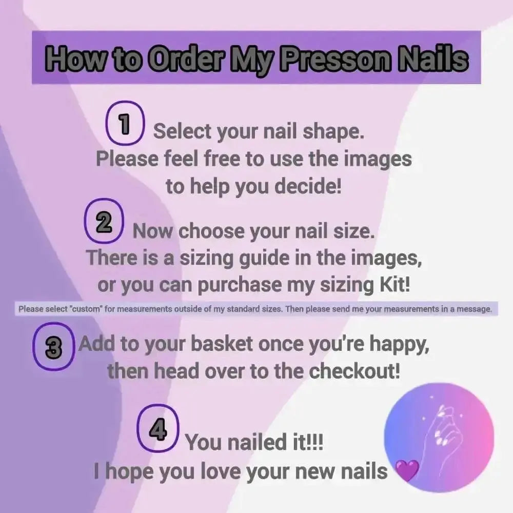 Valentine's Day Pink Chrome Heart Nails - Luxury 10pc Ombre Press On Reusable Nails Set UK - Nikki Nailed it