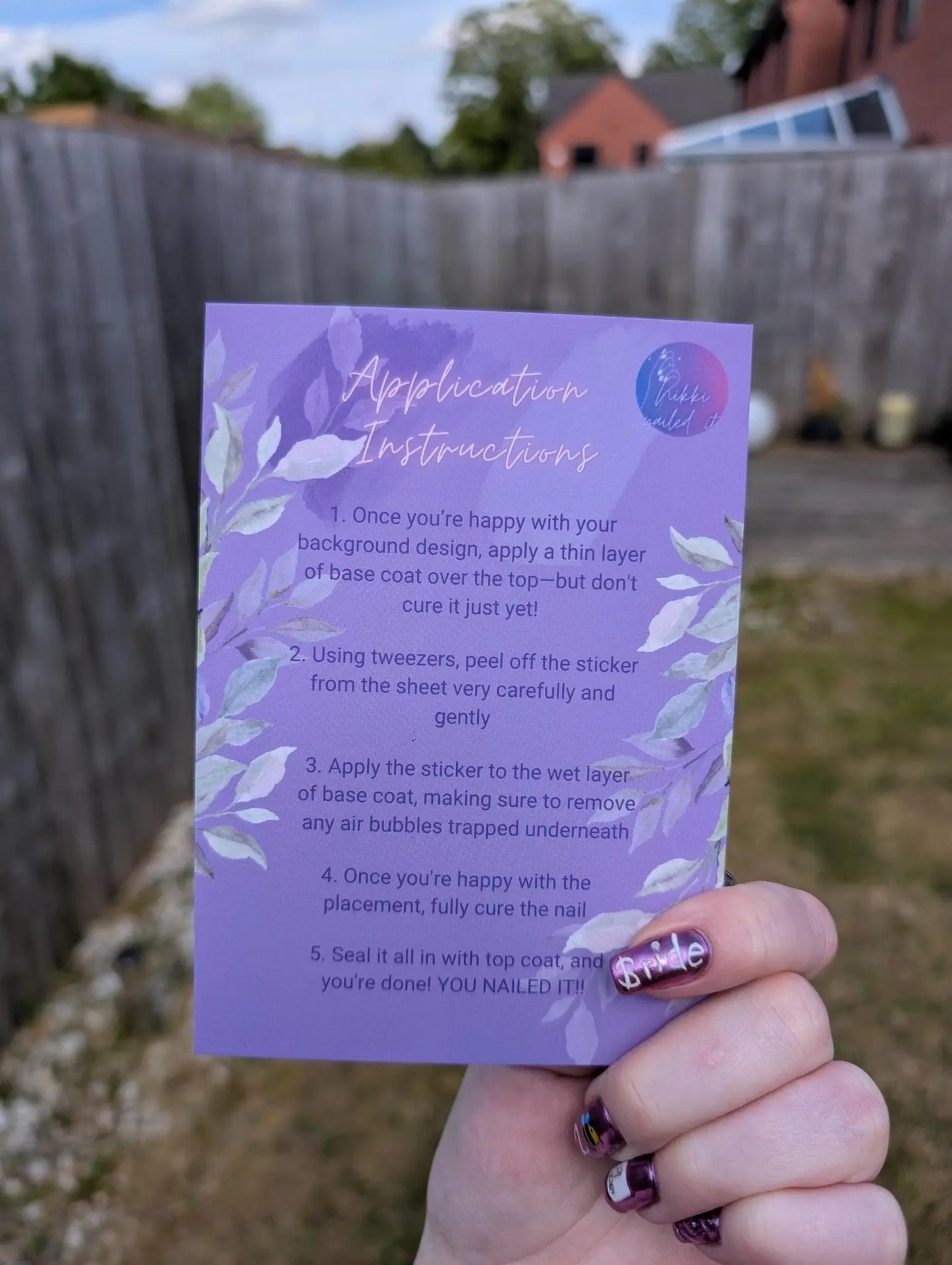 Zodiac Nail Stickers - Hand Painted Gel Nail Decals for Cute DIY Nail Art and Self Care - Nikki Nailed it
