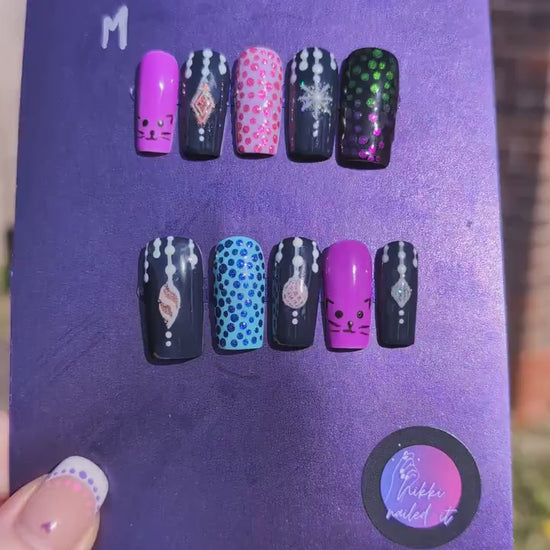 What Is This Monstrosity - Mix & Match Press On Nails | Limited Edition Nails UK | Artificial Reusable Nails | Luxury Press Ons 10pc Set