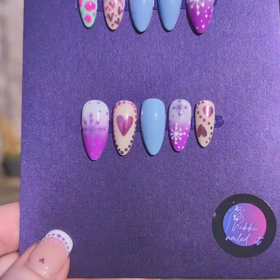 Well This Makes No Sense - Mix & Match Press On Nails | Limited Edition Nails UK | Artificial Reusable Nails | Luxury Press Ons 10pc Set