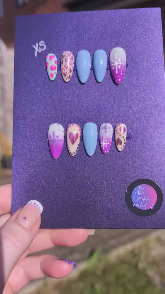Well This Makes No Sense - Mix & Match Press On Nails | Limited Edition Nails UK | Artificial Reusable Nails | Luxury Press Ons 10pc Set