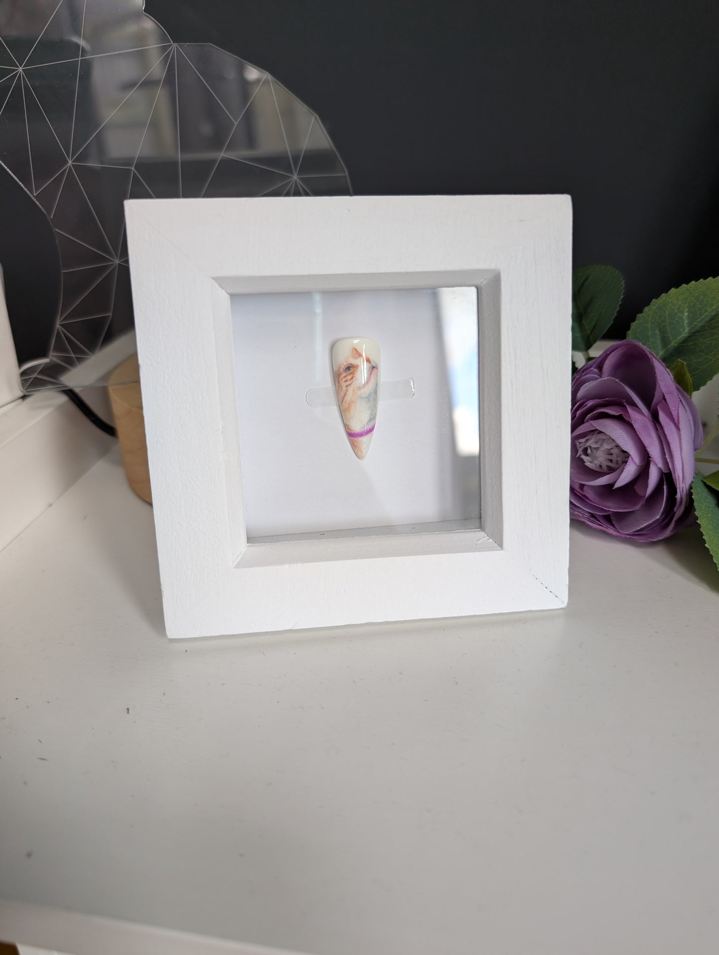 Miniature Portrait - Framed Nail Art Commission