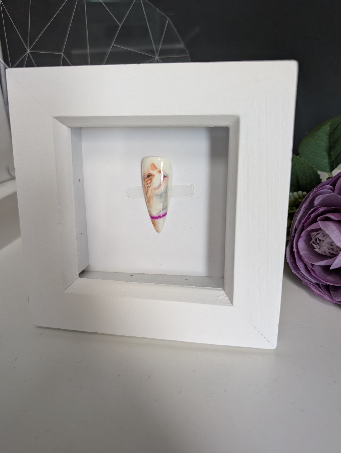 Miniature Portrait - Framed Nail Art Commission