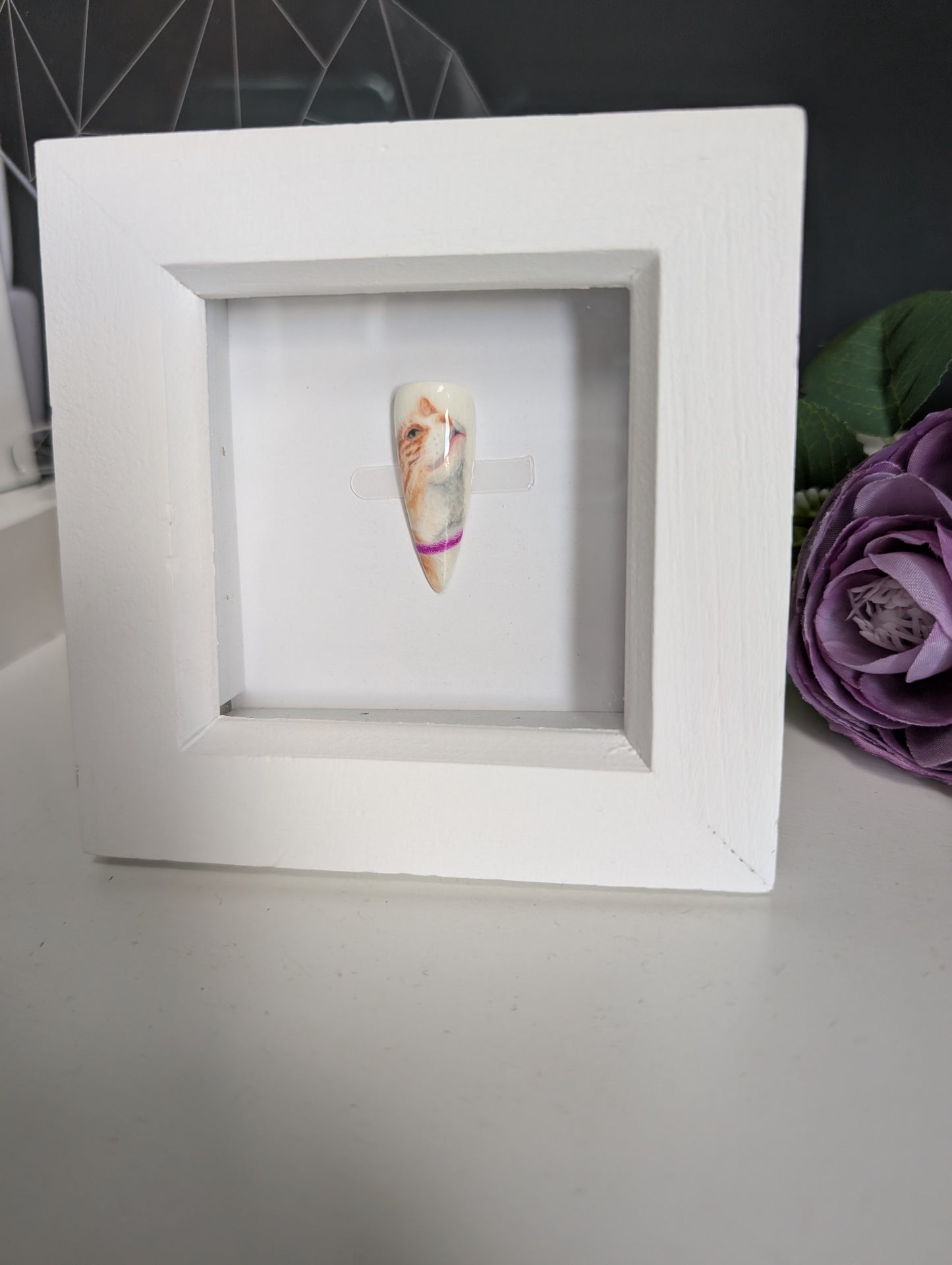 Miniature Portrait - Framed Nail Art Commission
