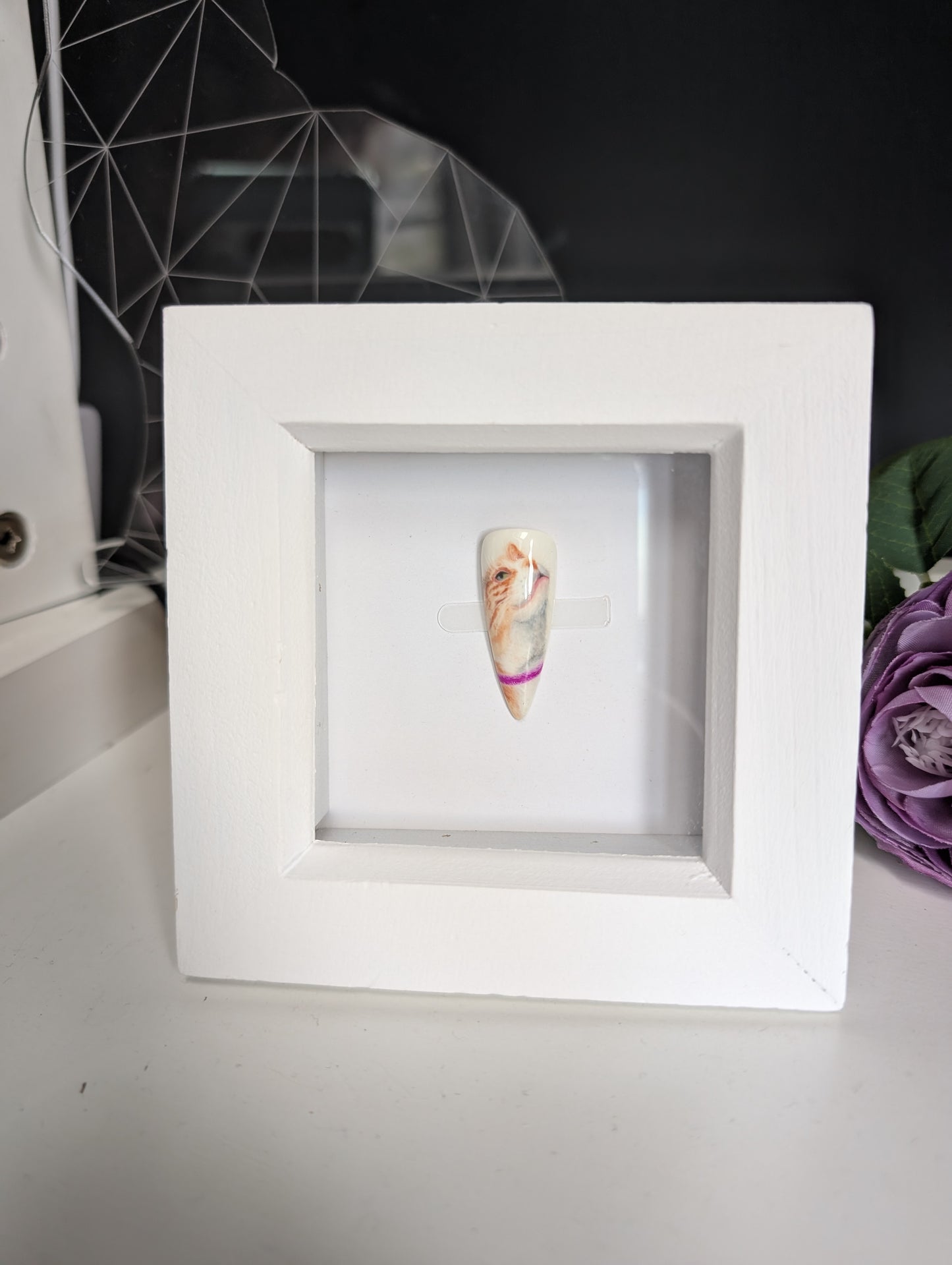 Miniature Portrait - Framed Nail Art Commission