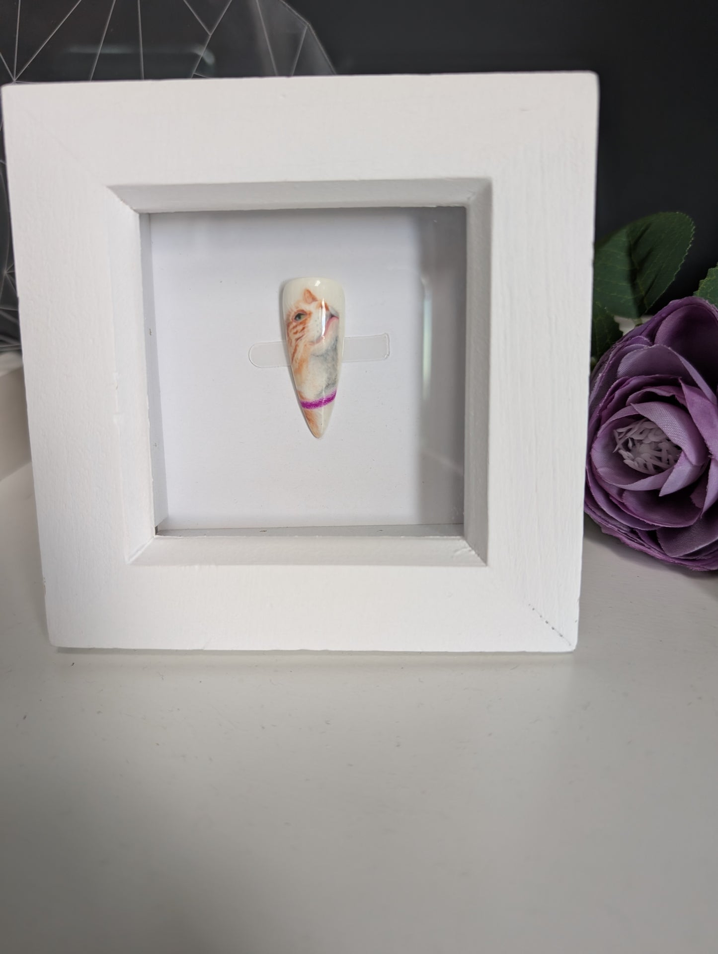 Miniature Portrait - Framed Nail Art Commission