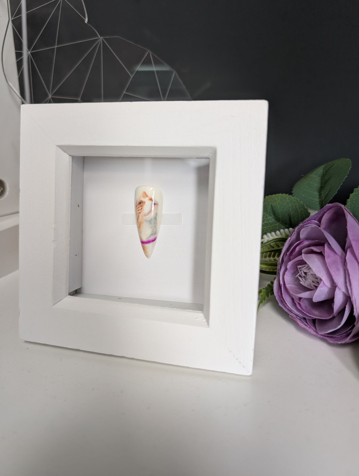 Miniature Portrait - Framed Nail Art Commission