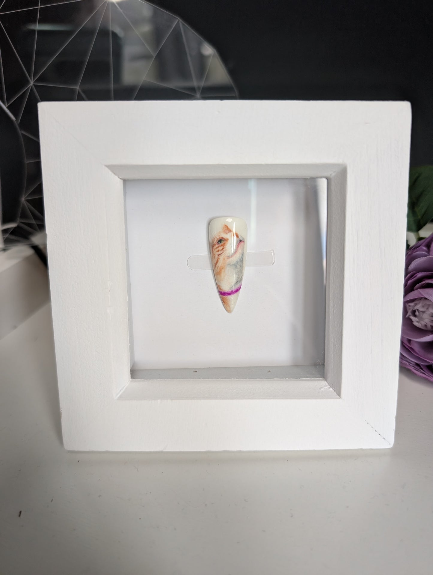 Miniature Portrait - Framed Nail Art Commission